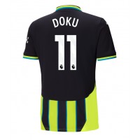 Echipament fotbal Manchester City Jeremy Doku #11 Tricou Deplasare 2024-25 maneca scurta